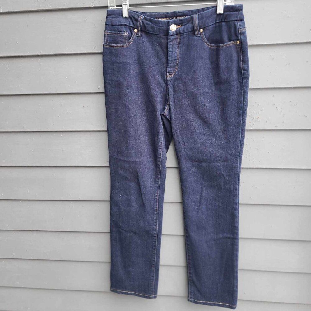 Chicos So Slimming Girlfriend Slim Leg Jeans size 4R